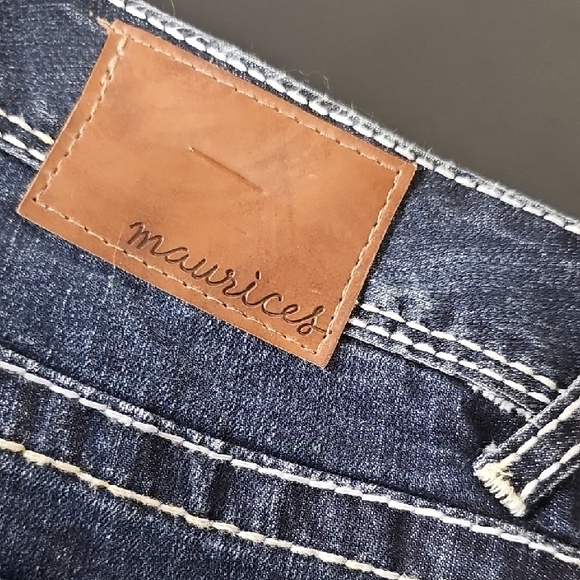 Maurices Dark Blue Boot Cut Jeans - Picture 2 of 11